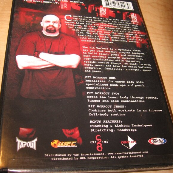 The Pit Workout 2 DVD Set John Hackleman Chuck Liddell MMA Training Exercise - Picture 2 of 4